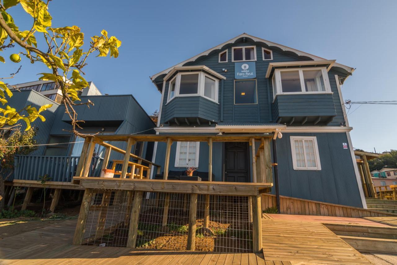 Hotel Faro Azul Valparaiso Cerro Alegre Екстер'єр фото