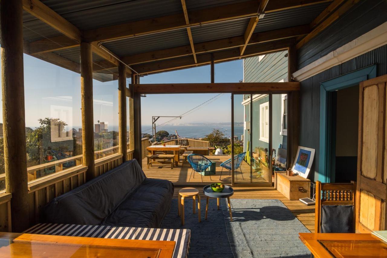 Hotel Faro Azul Valparaiso Cerro Alegre Екстер'єр фото