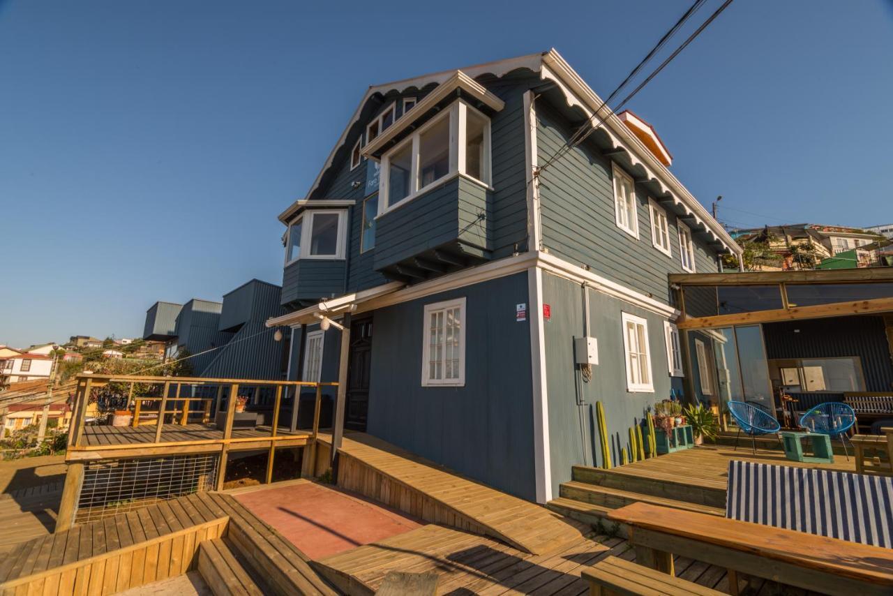 Hotel Faro Azul Valparaiso Cerro Alegre Екстер'єр фото